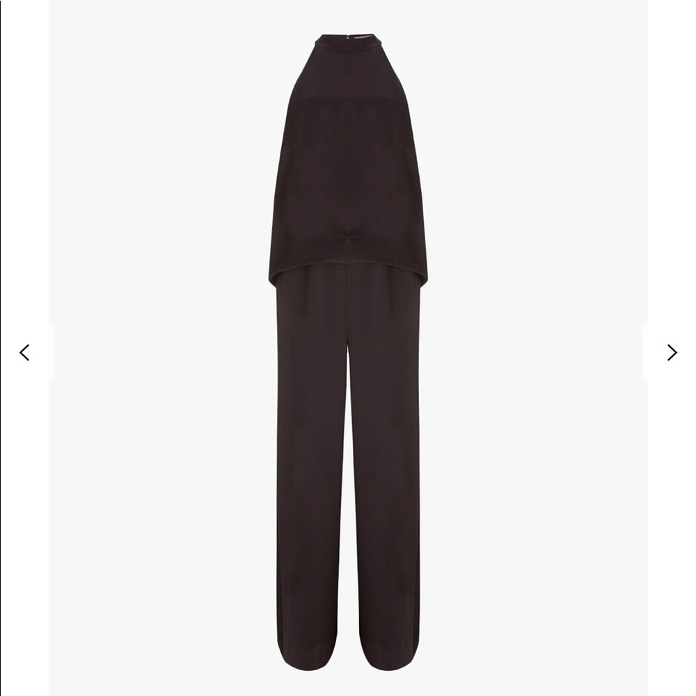 NWT Mint Velvet satin jumpsuit! Sz 8 $210 - Picture 2 of 10